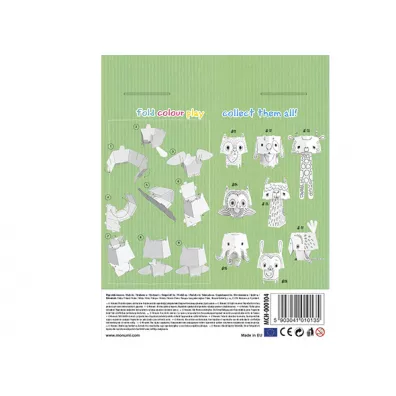 Kolorowanka CubeHead 3D, "Sowa", Normal