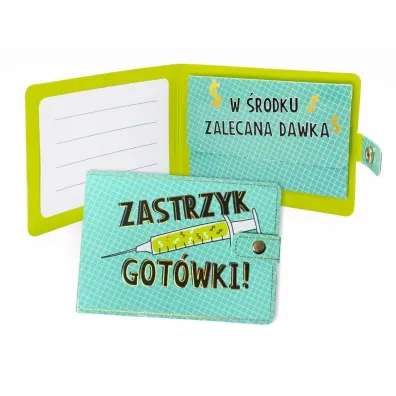 Kukartka Portfelik koperta Zastrzyk got�wki