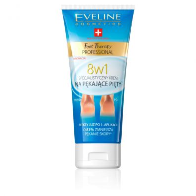 Eveline Cosmetics Foot Therapy Professional 8w1 specjalistyczny krem na pękające pięty 100 ml