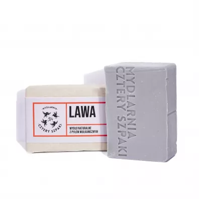 Mydlarnia 4 Szpaki Mydo w kostce Lawa - z pyem wulkanicznym 110 g