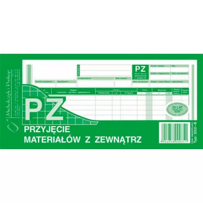 Michalczyk i Prokop Przyj�cie materia��w z zewn�trz 1/3 A4