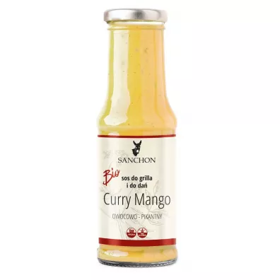 Sanchon Sos curry mango wegaski bezglutenowy 210 ml Bio