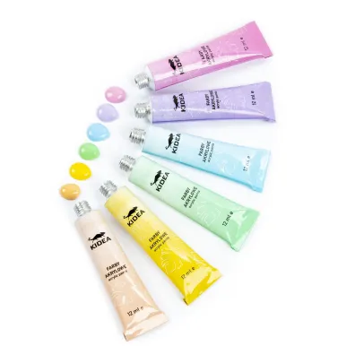 Derform Farby akrylowe pastelowe 12x12ml