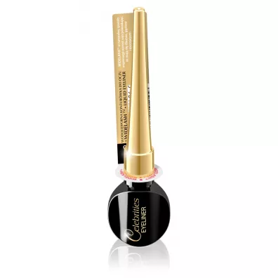 Eveline Cosmetics Celebrities Eyeliner Widelash wodoodporna konturwka do oczu Black 3 ml
