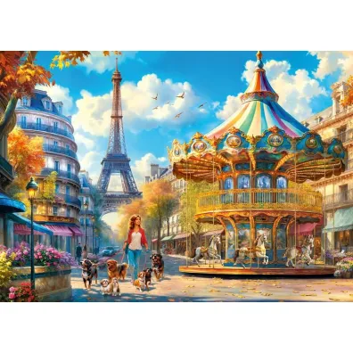 Puzzle 500 el. Paris Day Out CherryPazzi
