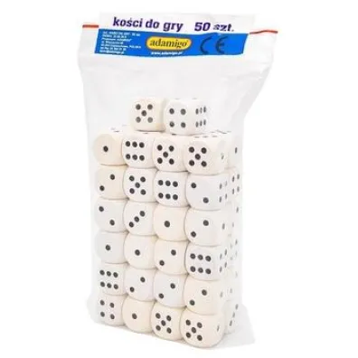 Ko�ci do gry - 50 sztuk Adamigo