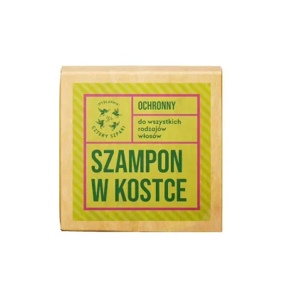 Mydlarnia 4 Szpaki Szampon w kostce ochronny do wszystkich rodzaj�w w�os�w Le�na R�a 75 ml