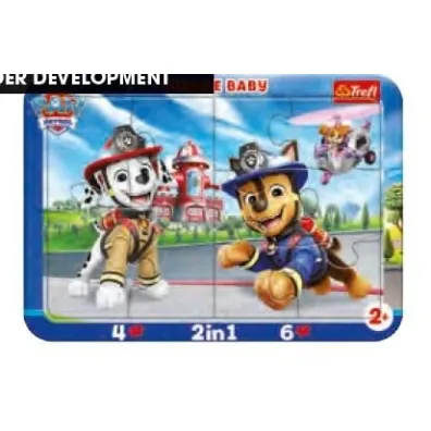 Puzzle ramkowe Baby - Weso�y Psi Patrol TREFL