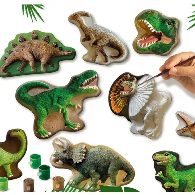 Odlewy gipsowe 3D Dinozaury Ses Creative