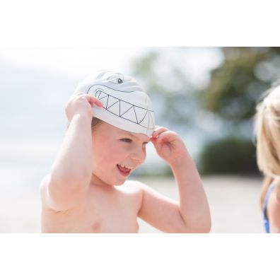 SwimFin Silikonowy czepek dla dzieci - niebieski