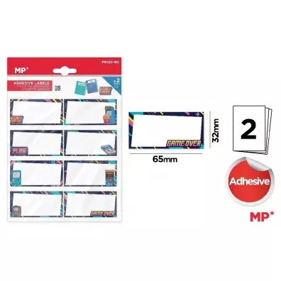 Mp Main Paper Naklejki na zeszyty Start Game