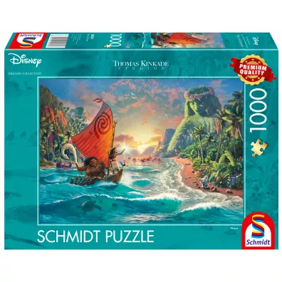 Puzzle 1000 el. Thomas Kinkade, Vaiana: Skarb oceanu G3