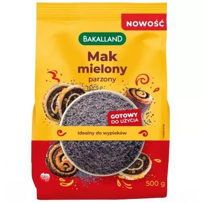 Bakalland Mak niebieski parzony mielony 500 g