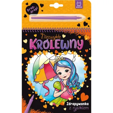 Niezwyk�e kr�lewny. Zdrapywanka z rysikiem - Anna Podg�rska