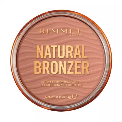 Rimmel Natural Bronzer bronzer do twarzy z rozwietlajcymi drobinkami 001 Sunlight 14 g