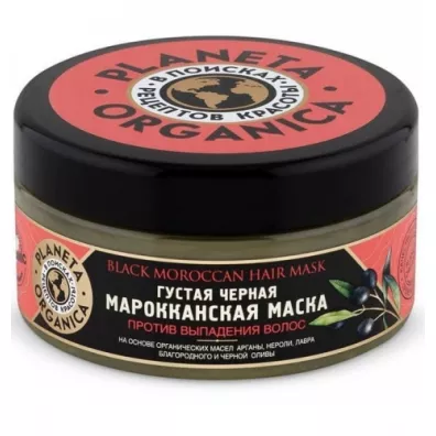 Planeta Organica Maska do w�os�w czarna przeciw wypadaniu 300 ml