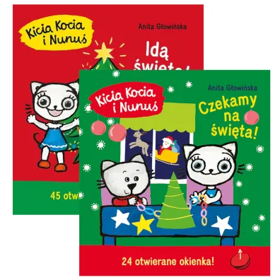 Pakiet Kicia Kocia i Nunu�: Id� �wi�ta, Czekamy na �wi�ta! - Anita G�owi�ska
