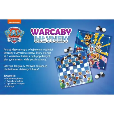 Warcaby M�ynek Psi Patrol 02798 Trefl