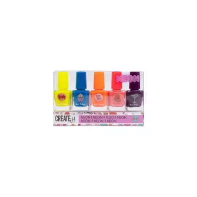 Lakier do paznokoci neon 5-pak Create It! Canenco