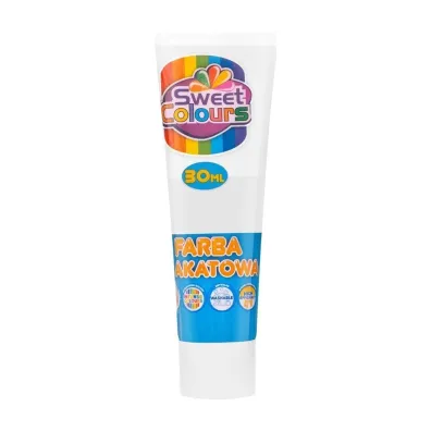 Sweet colours Farba plakatowa w tubie bia�a 30 ml