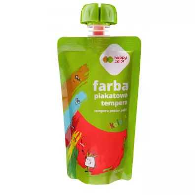 Happy Color Farba plakatowa tempera czerwony 100 ml