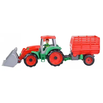 Lena Truxx Traktor z �y�k� i przyczep� 53cm