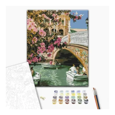 Brushme Malowanie po numerach - Wenecja wiosn� 40x50cm