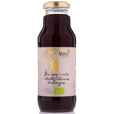 Vero Syrop malinowy s�odzony cukrem trzcinowym 300 ml Bio