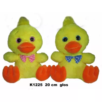 Pluszak Kaczka z g�osem 20cm z kokard� Wielkanoc SUN-DAY K1225-24