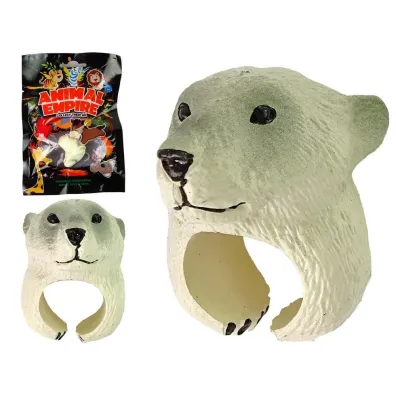 LeanToys Pier�cie� na r�k� edukacyjne zwierz�ta Nied�wied�