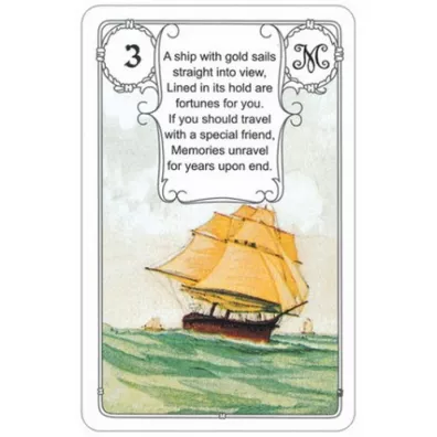 Karty Lenormand, Niebieska Sowa
