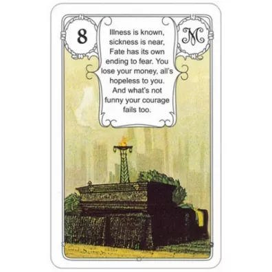 Karty Lenormand, Niebieska Sowa