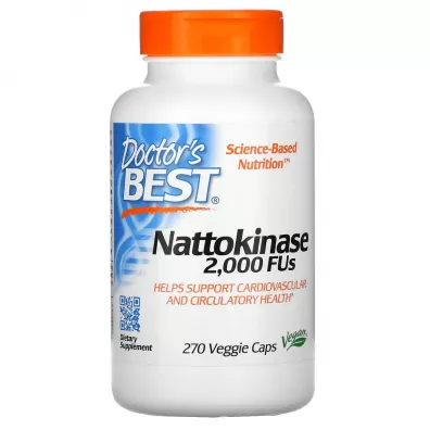 Doctors Best Nattokinase 2000 FUs Suplement diety 270 kaps.