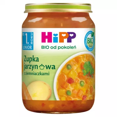 Hipp Junior Zupka jarzynowa z ziemniaczkami po 1. roku 250 g Bio