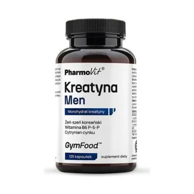 Pharmovit Kreatyna Men monohydrat kreatyny suplement diety 125 kaps.