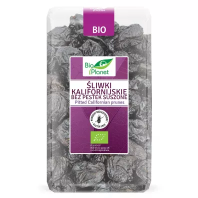 Bio Planet liwki kalifornijskie bez pestek bezglutenowe niesiarkowane 1 kg Bio