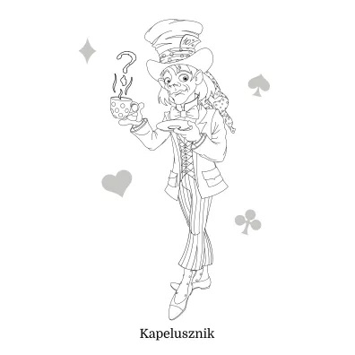Alicja w krainie czar�w. Maluszkowe malowanie