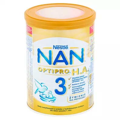 Nestle Nan Optipro HA 3 Mleko modyfikowane w proszku dla dzieci powy�ej 1. roku 400 g