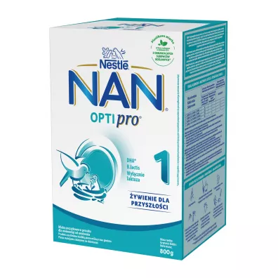 Nestle Nan Optipro 1 Mleko pocztkowe dla niemowlt od urodzenia 800 g