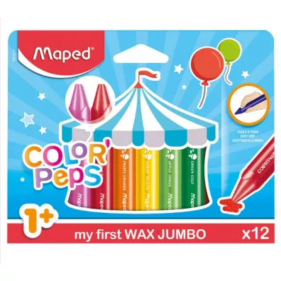 Maped Kredki Colorpeps wiecowe Jumbo 12 szt.