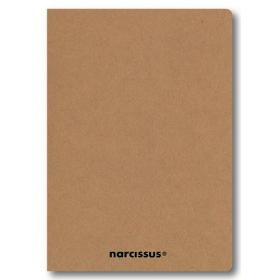 Narcissus Zeszyt A4 Eco Kraft kratka 48 kartek 6 szt.