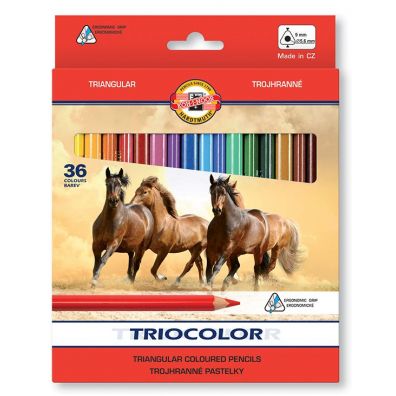 Koh-I-Noor Kredki Triocolor 3145 36 kolorw