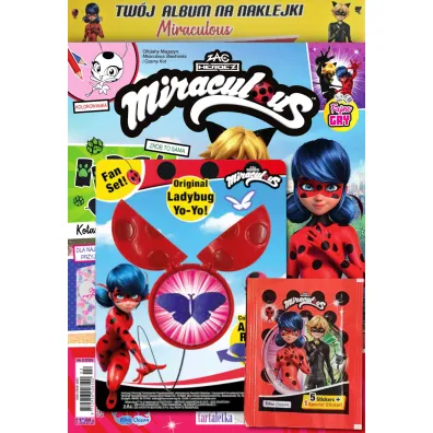 Miraculous Biedronka i Czarny Kot zestaw startowy magazyn