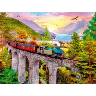 Puzzle 1500 el. Jesienna przeja�d�ka poci�giem Ravensburger