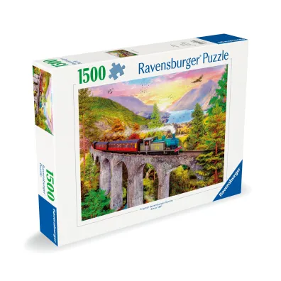 Puzzle 1500 el. Jesienna przeja�d�ka poci�giem Ravensburger