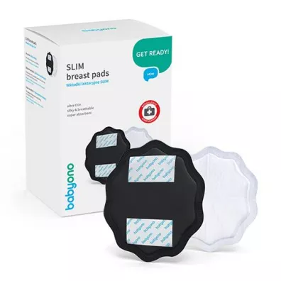 Babyono Wkadki laktacyjne Natural Nursing Czarne 24 szt.