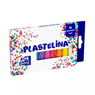 Oxford Plastelina 10 kolorw 167g