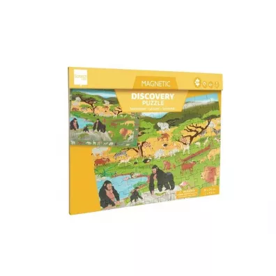 Puzzle magnetyczne i gra 2w1 Sawanna Scratch