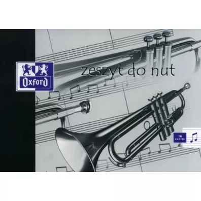 Oxford Zeszyt do nut A5 pi�ciolinia 16 kartek 10 szt.
