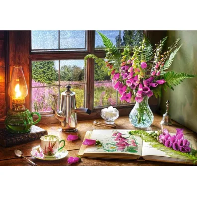 Puzzle 1000 el. Kompozycja kwiatowa Castorland